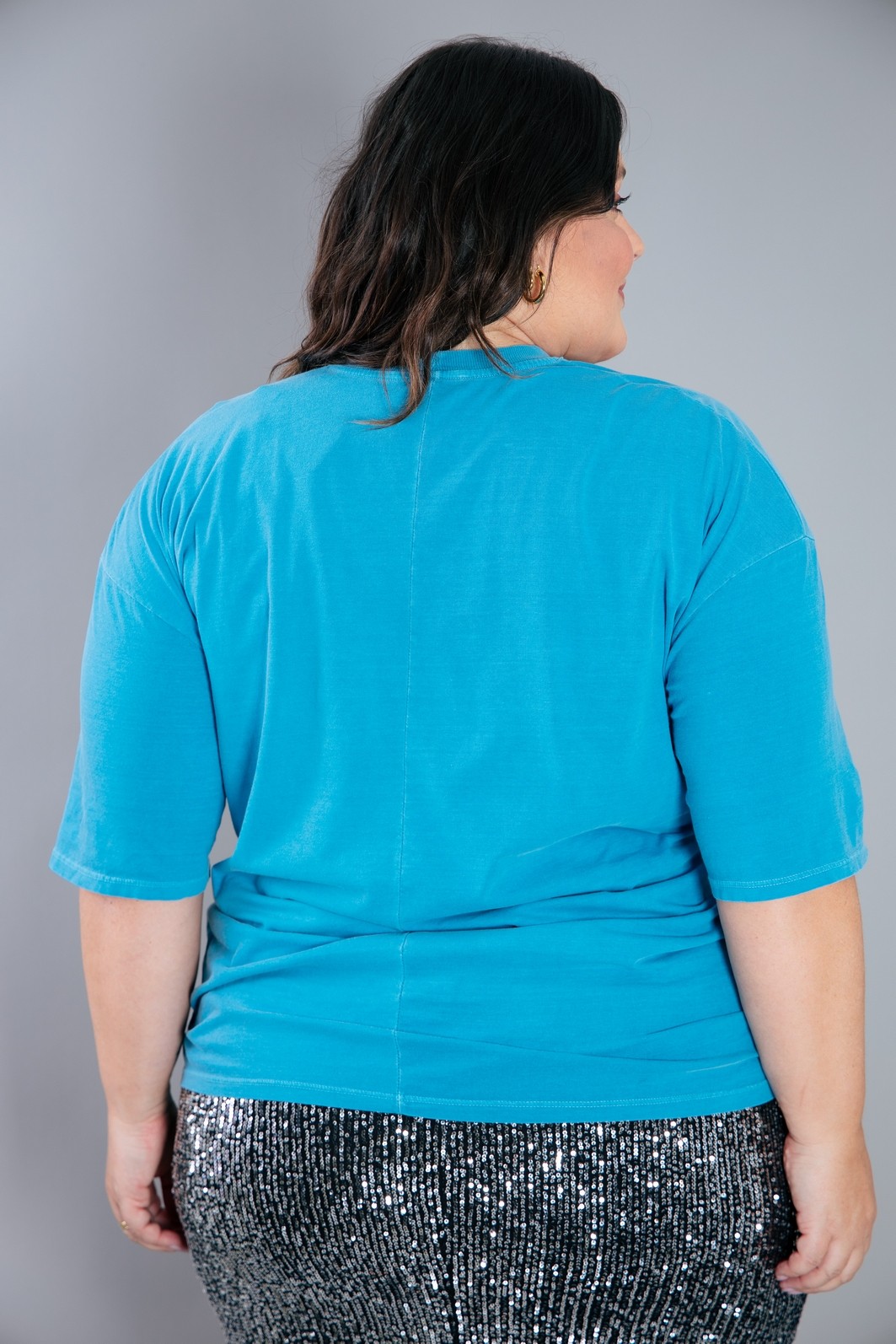 T-SHIRT VINTAGE AZUL AWESOME