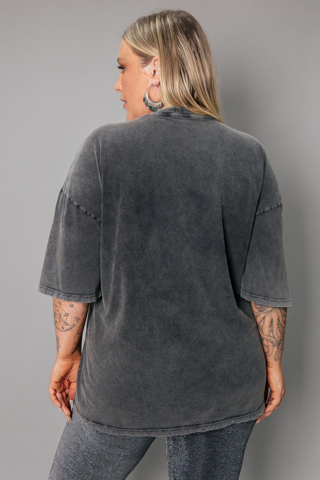 T-SHIRT VINTAGE PRETO MARMORIZADO MADE OF STARS T-SHIRT VINTAGE PRETO MARMORIZADO MADE OF STARS