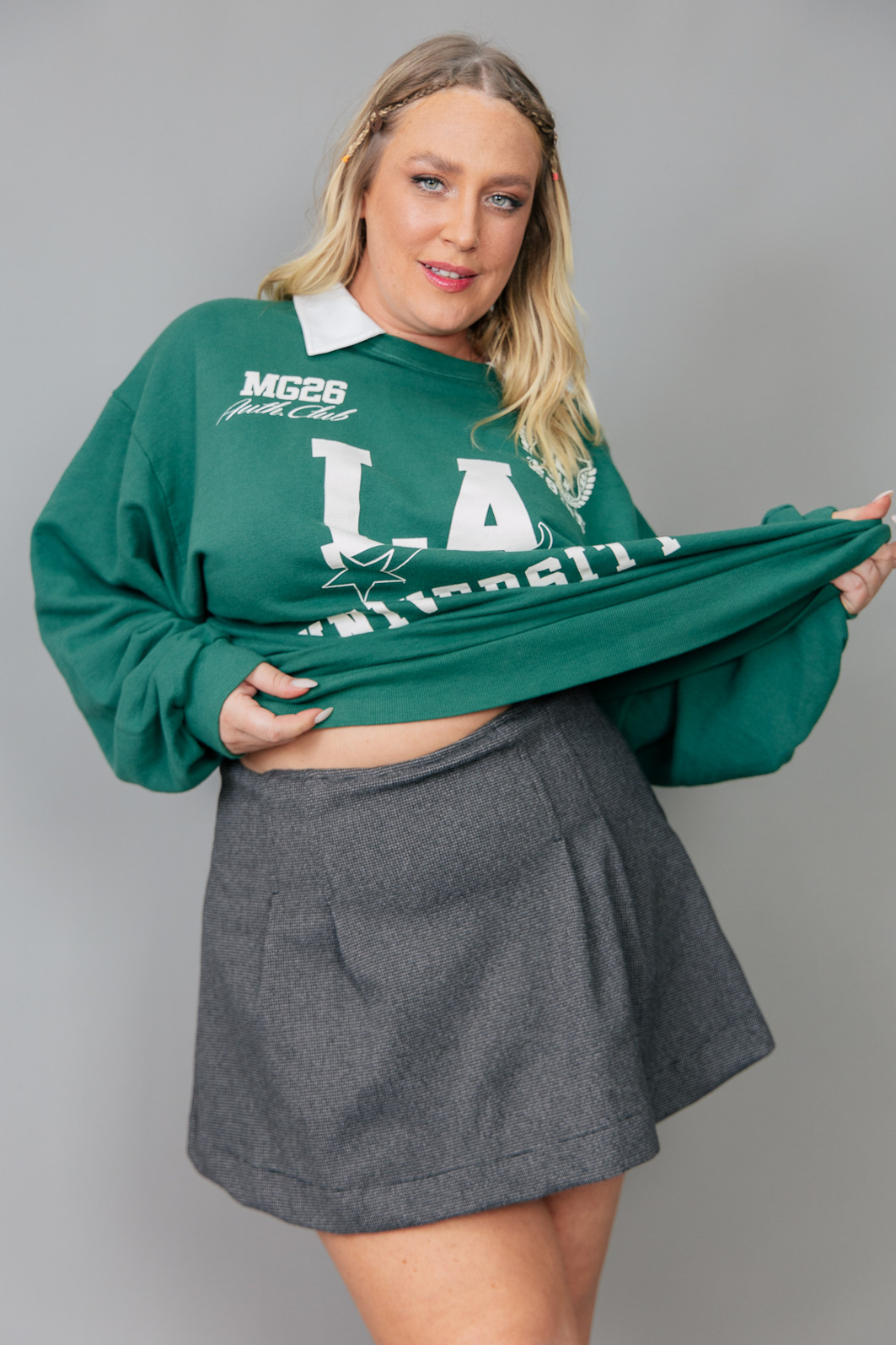 SHORT SAIA PREGAS MINI XADREZ SHORT SAIA PREGAS MINI XADREZ