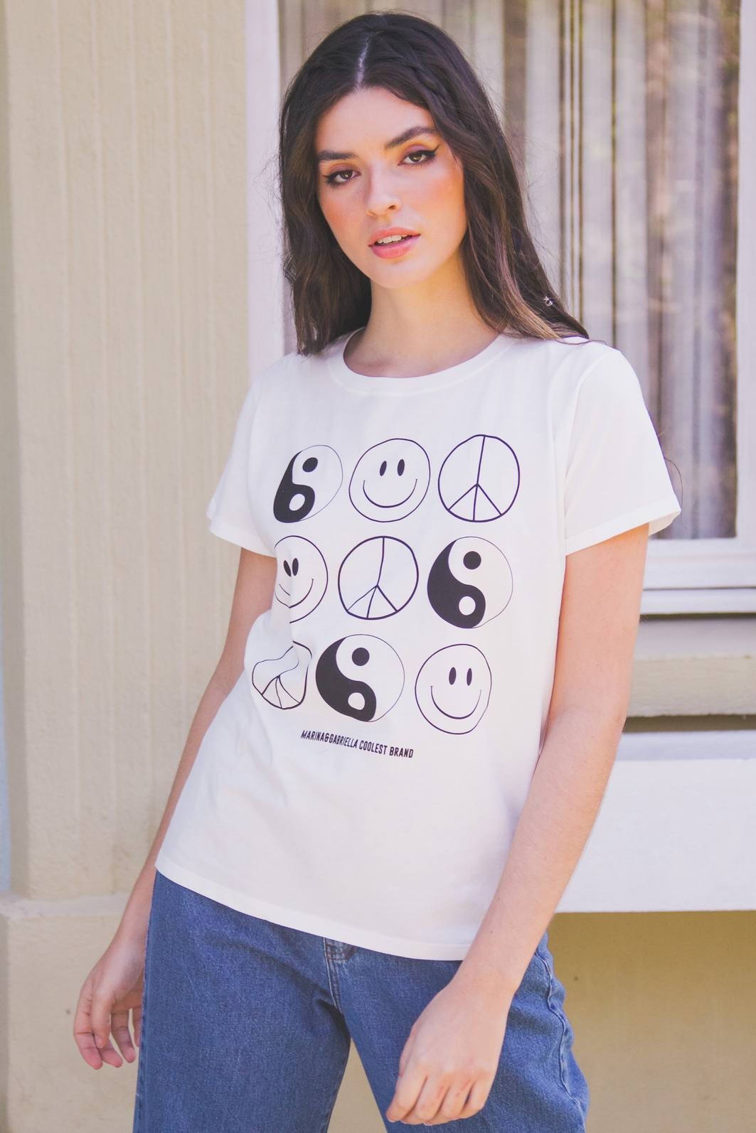 off white peace shirt