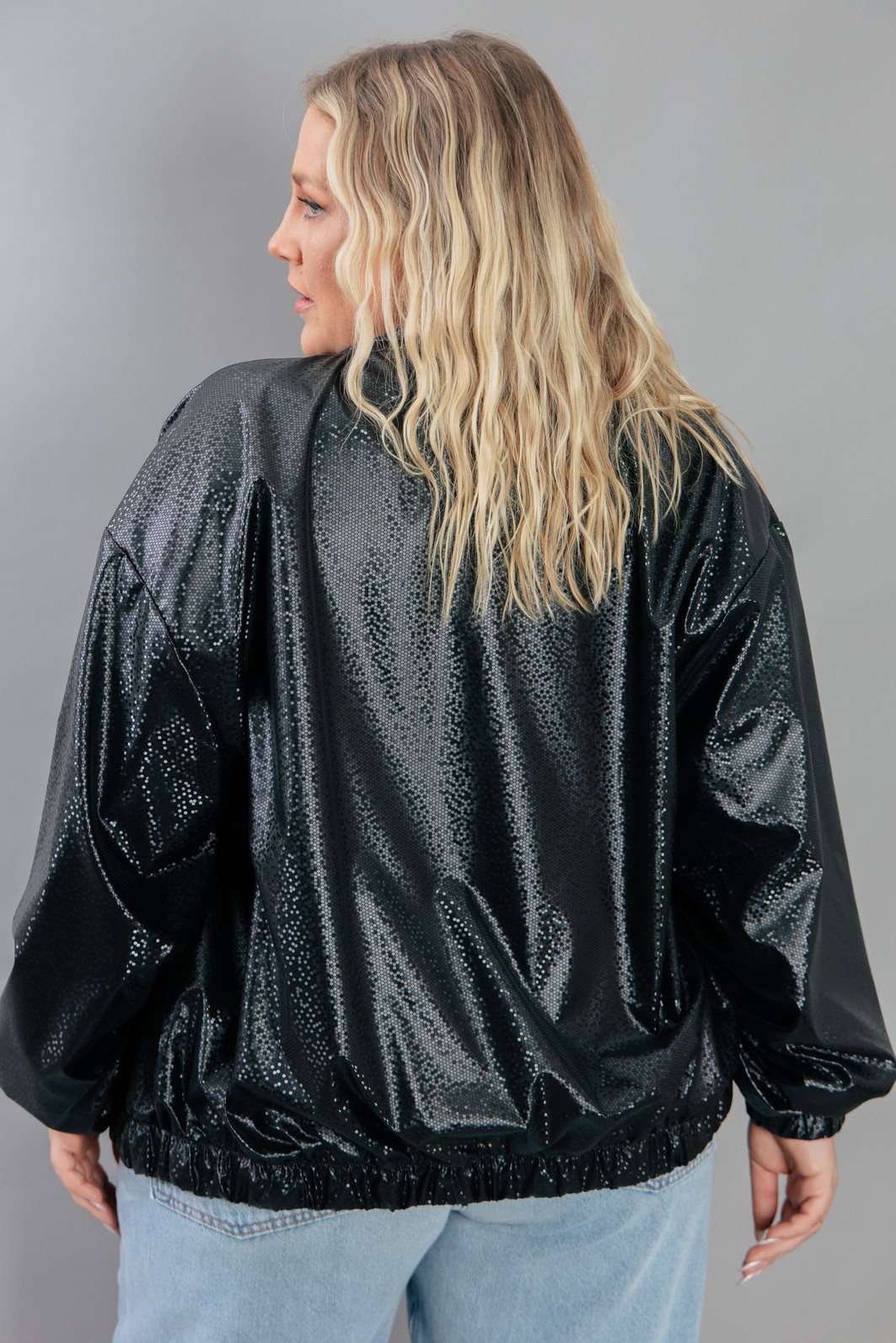 JAQUETA CORTA VENTO PRETO BRILHO JAQUETA CORTA VENTO PRETO BRILHO