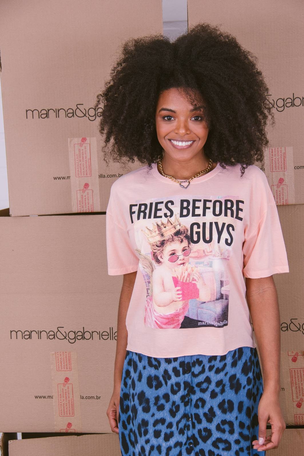 T-SHIRT SALMÃO FRIES BEFORE GUYS