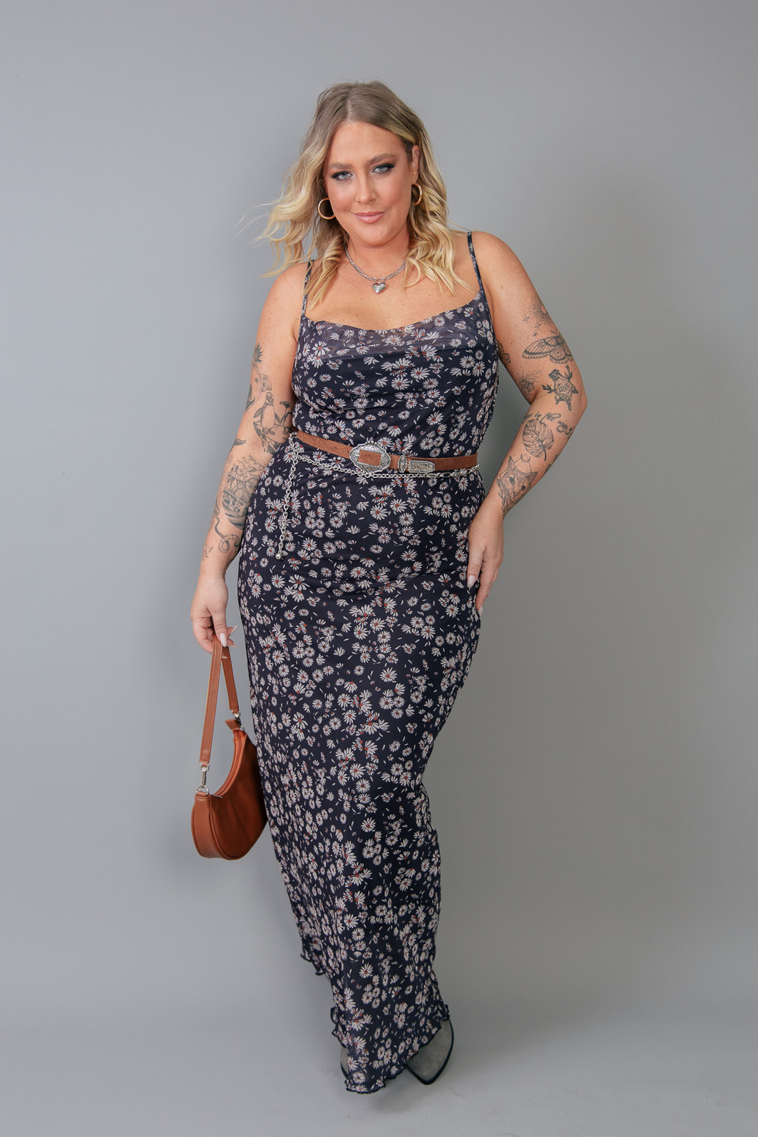 VESTIDO SLIP DRESS TULE FLORAL LIBERTY VESTIDO SLIP DRESS TULE FLORAL LIBERTY