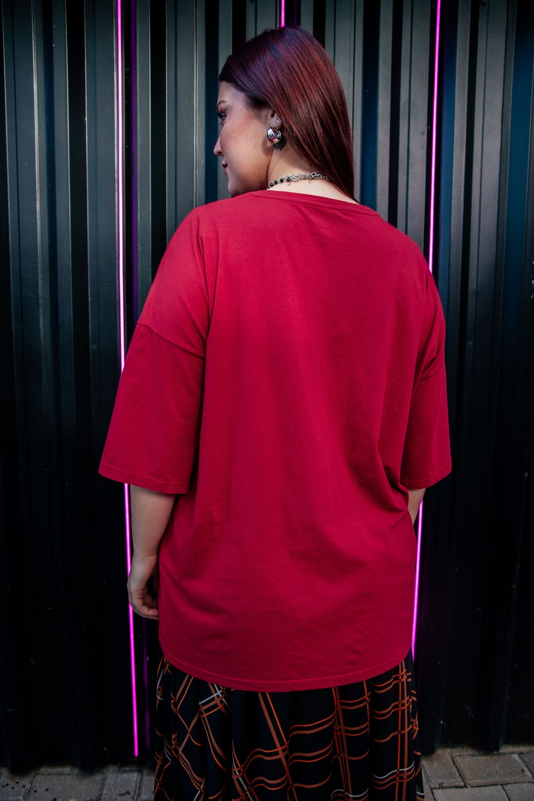 CAMISETA T-SHIRT OVERSIZED VERMELHA EUPHORIA CAMISETA T-SHIRT OVERSIZED VERMELHA EUPHORIA