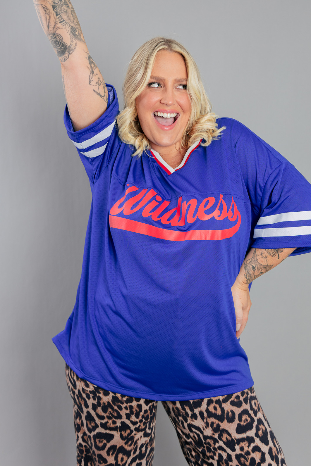 T-SHIRT ESPORTIVA MALHA FIT AZUL WILDNESS