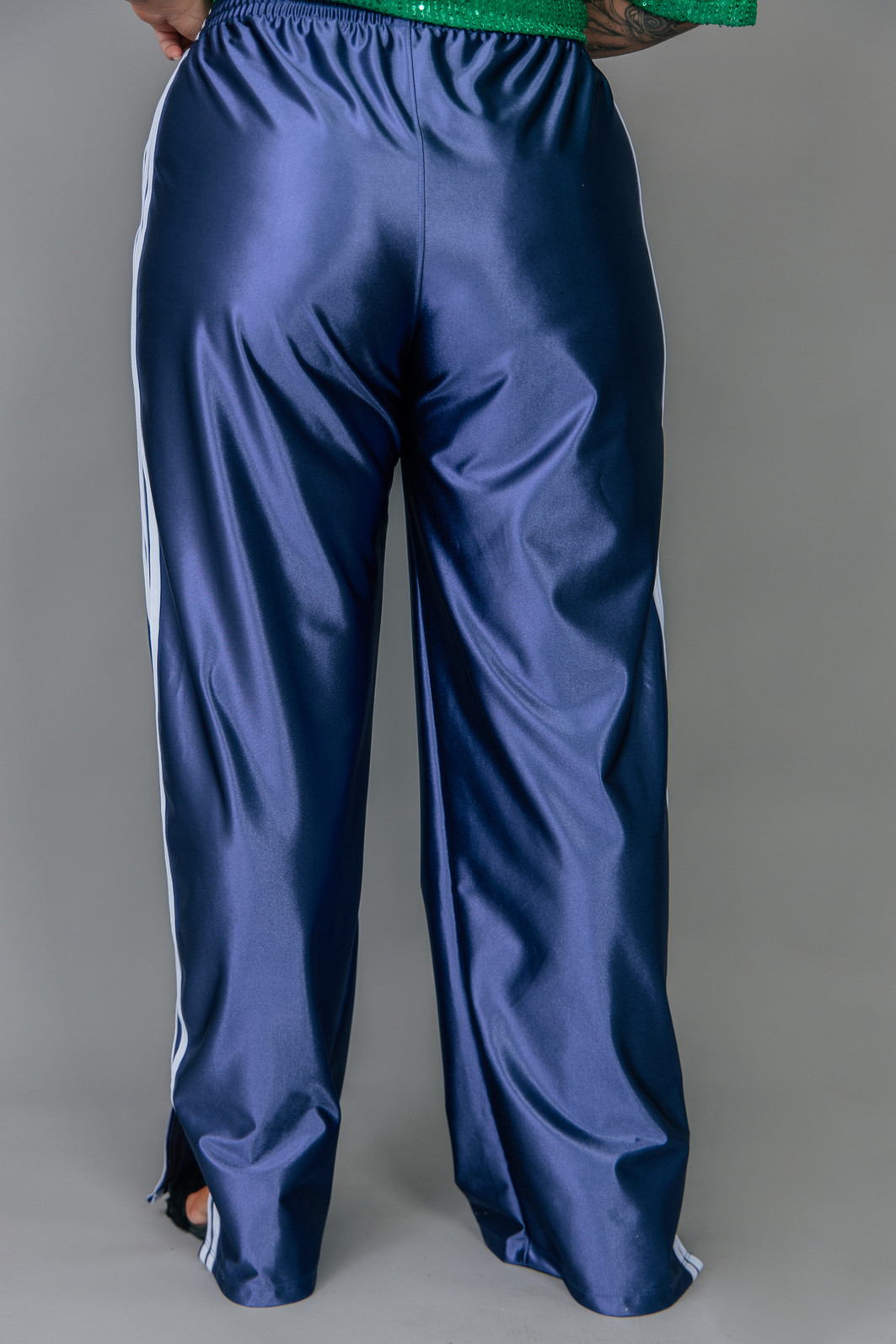 CALÇA SPORT AZUL COM LISTRAS CALÇA SPORT AZUL COM LISTRAS