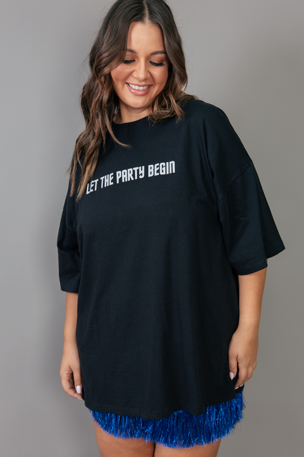 T-SHIRT OVERSIZED PRETA FIREHEART