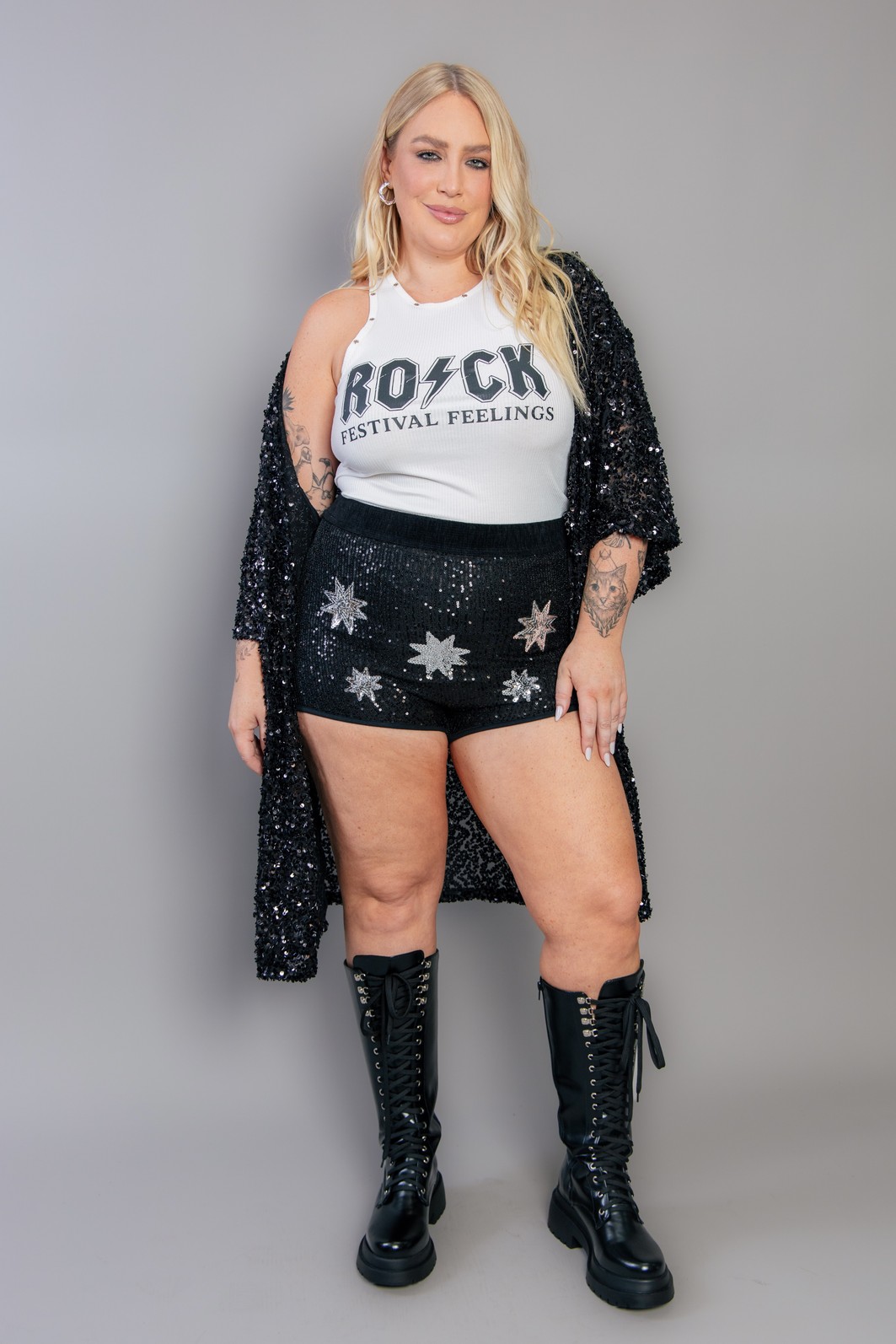 REGATA CANELADA COM ILHOSES OFF WHITE ROCK REGATA CANELADA COM ILHOSES OFF WHITE ROCK