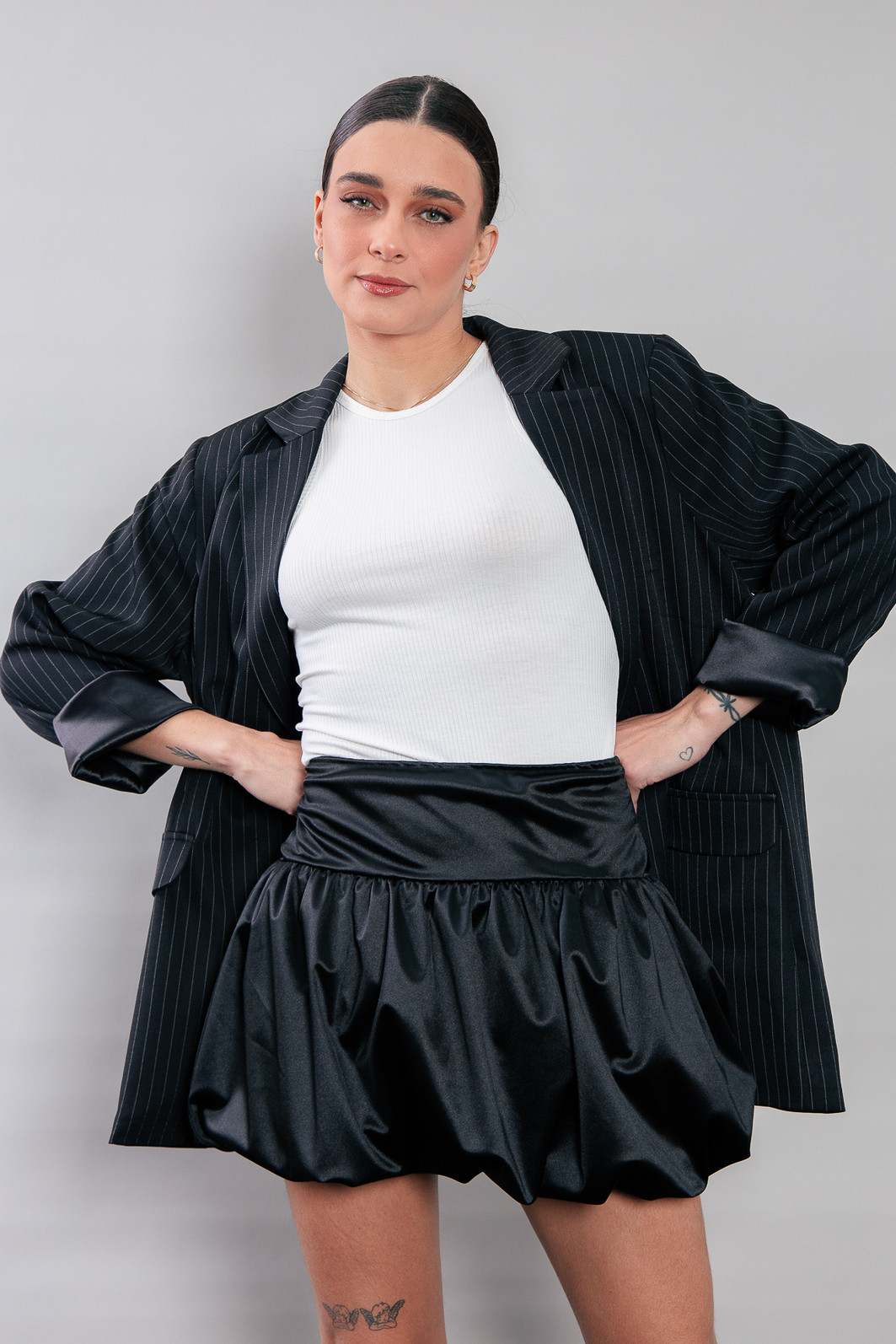 SAIA BALONÊ PRETA SAIA BALONÊ PRETA