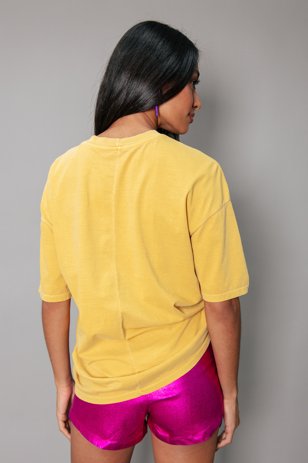 T-SHIRT VINTAGE AMARELA CITY OF ANGELS