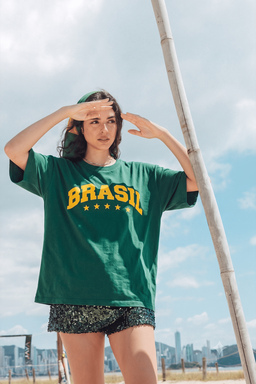 CAMISETA T-SHIRT VERDE ESCURO BRASIL CAMISETA T-SHIRT VERDE ESCURO BRASIL