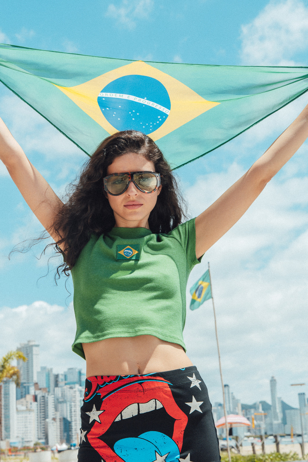 LENÇO DE CREPE BRASIL LENÇO DE CREPE BRASIL