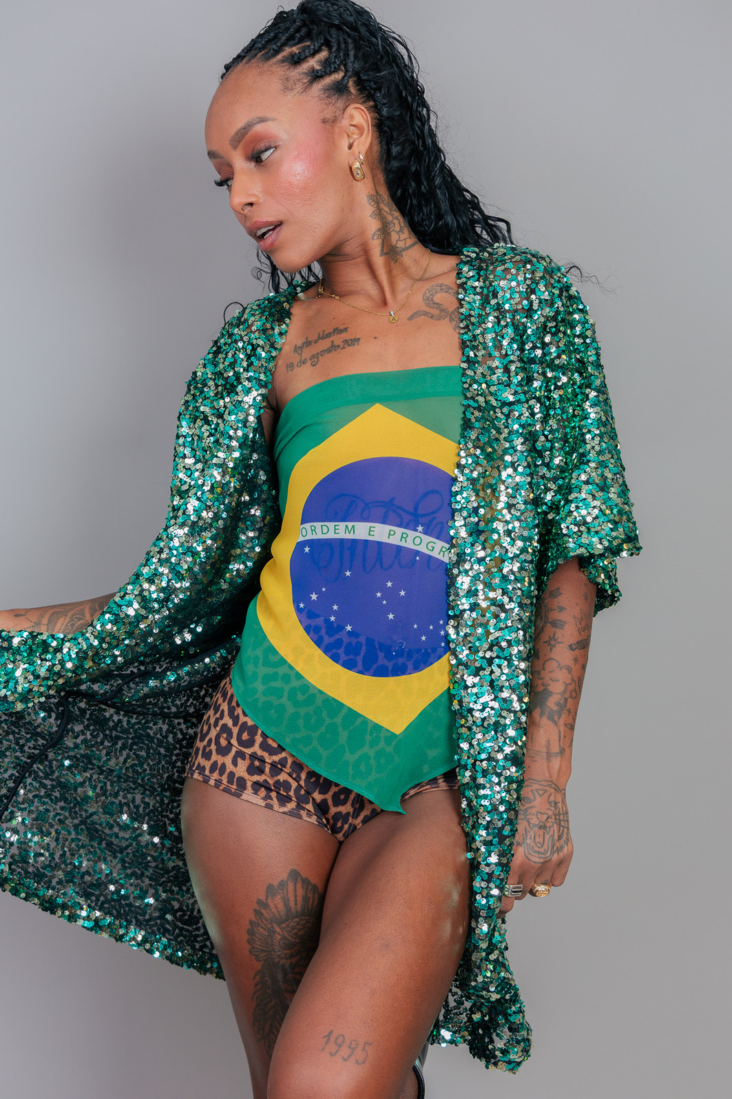 LENÇO DE CREPE BRASIL LENÇO DE CREPE BRASIL