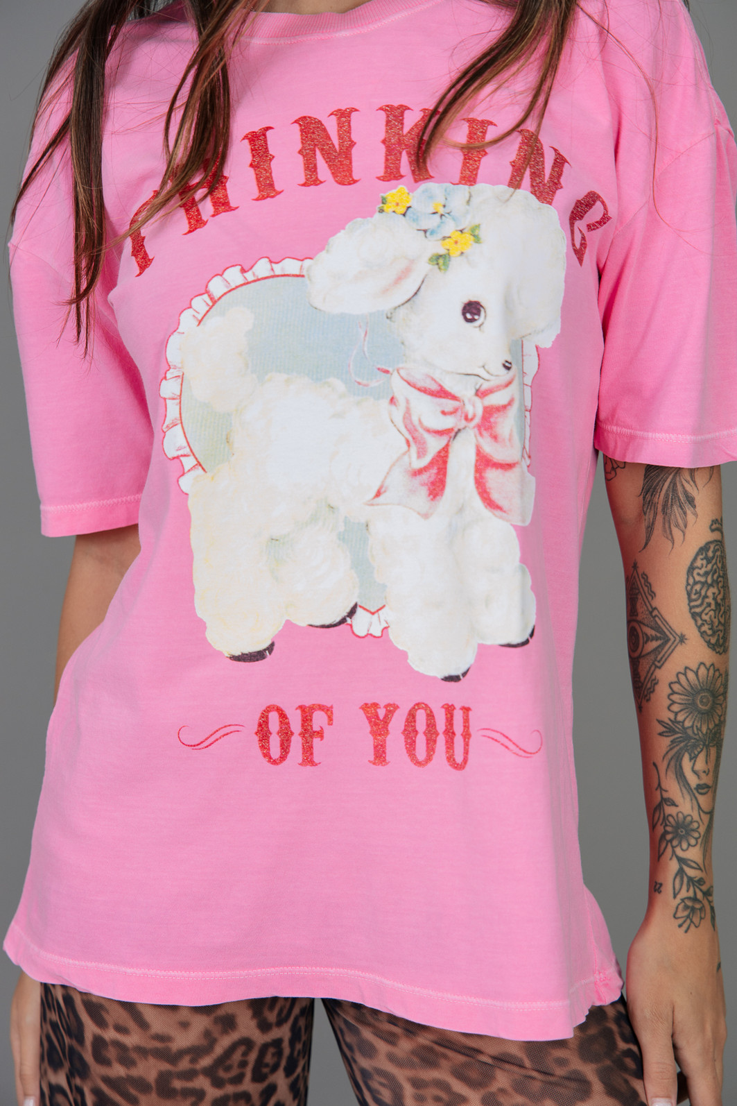 T-SHIRT VINTAGE  ROSA THINKING