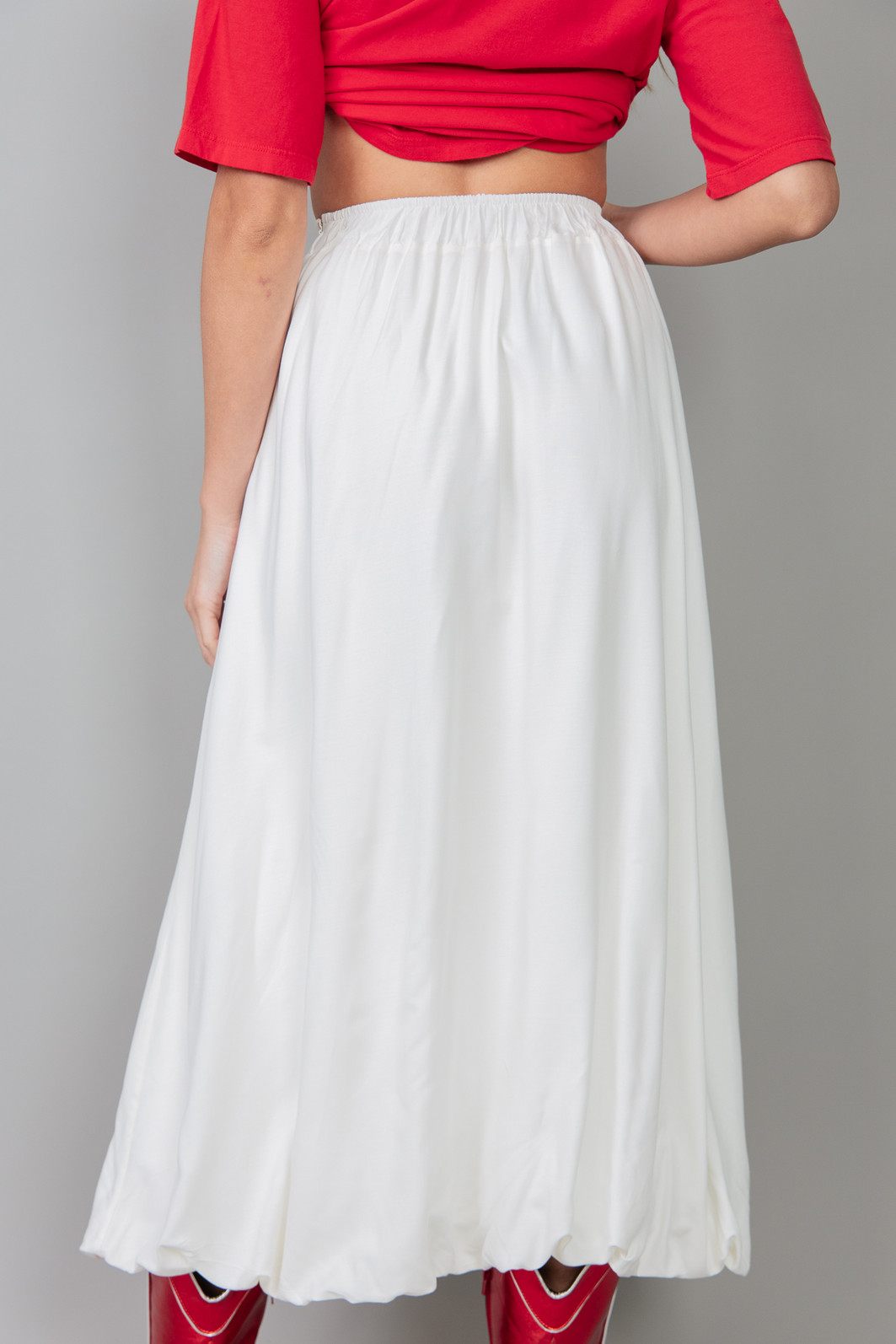 SAIA LONGA BALONÊ OFF WHITE SAIA LONGA BALONÊ OFF WHITE