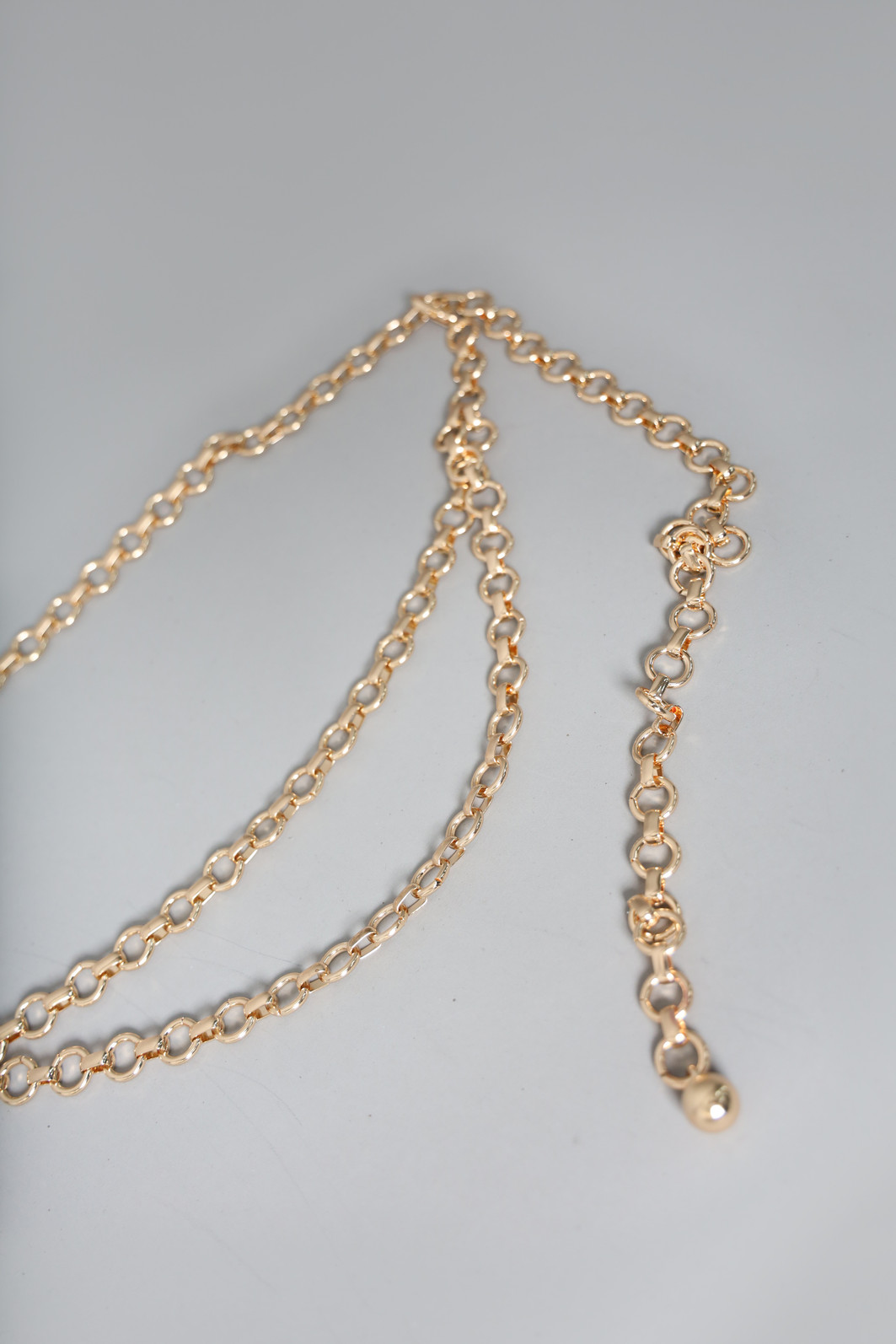 CINTO CORRENTE DUPLA COM ARGOLAS DOURADO CINTO CORRENTE DUPLA COM ARGOLAS DOURADO