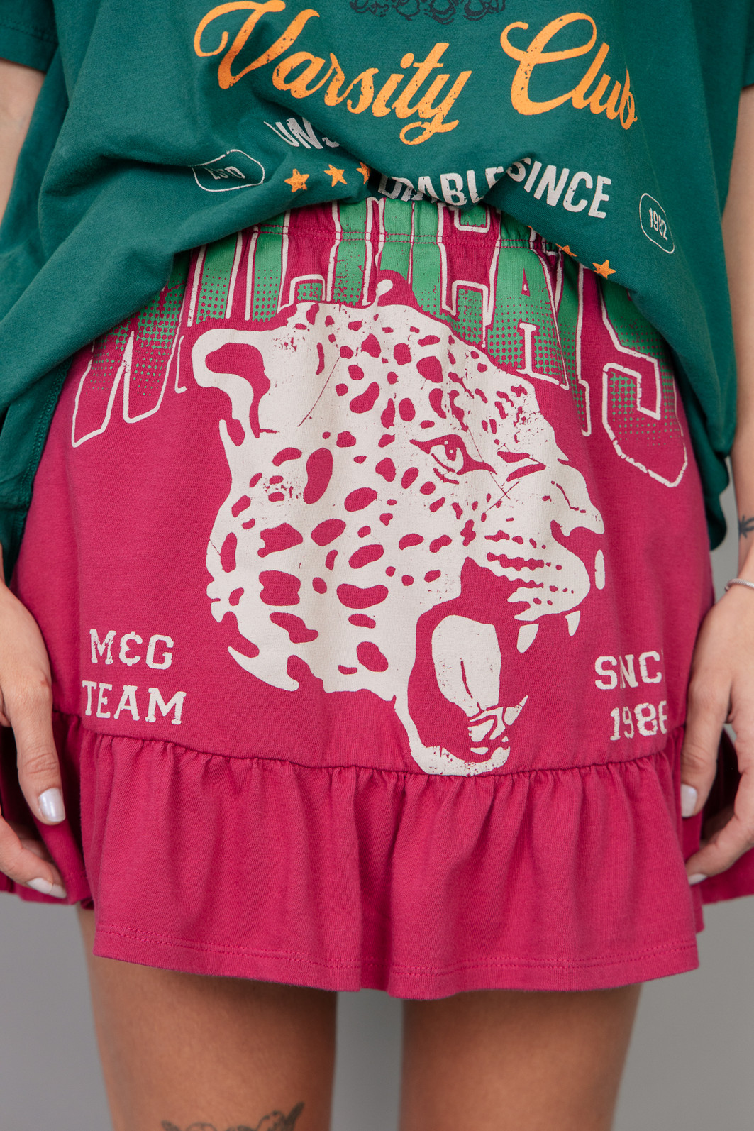 SAIA DE BABADINHO DE MALHA BORGONHA WILDCATS