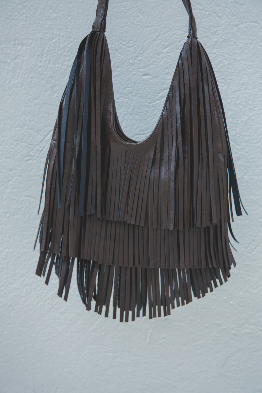 BOLSA NAPA FRANJAS MARROM BOLSA NAPA FRANJAS MARROM