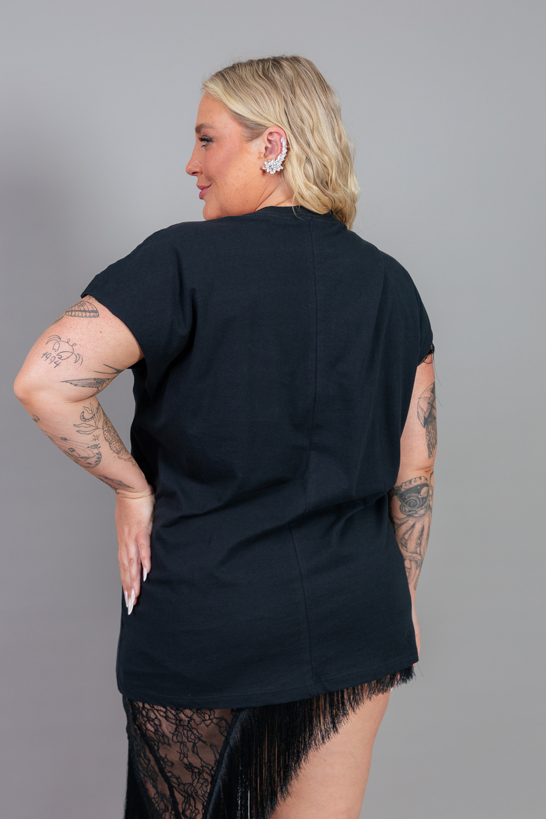 MACHÃO OVERSIZED PRETA SUNDOWN MACHÃO OVERSIZED PRETA SUNDOWN