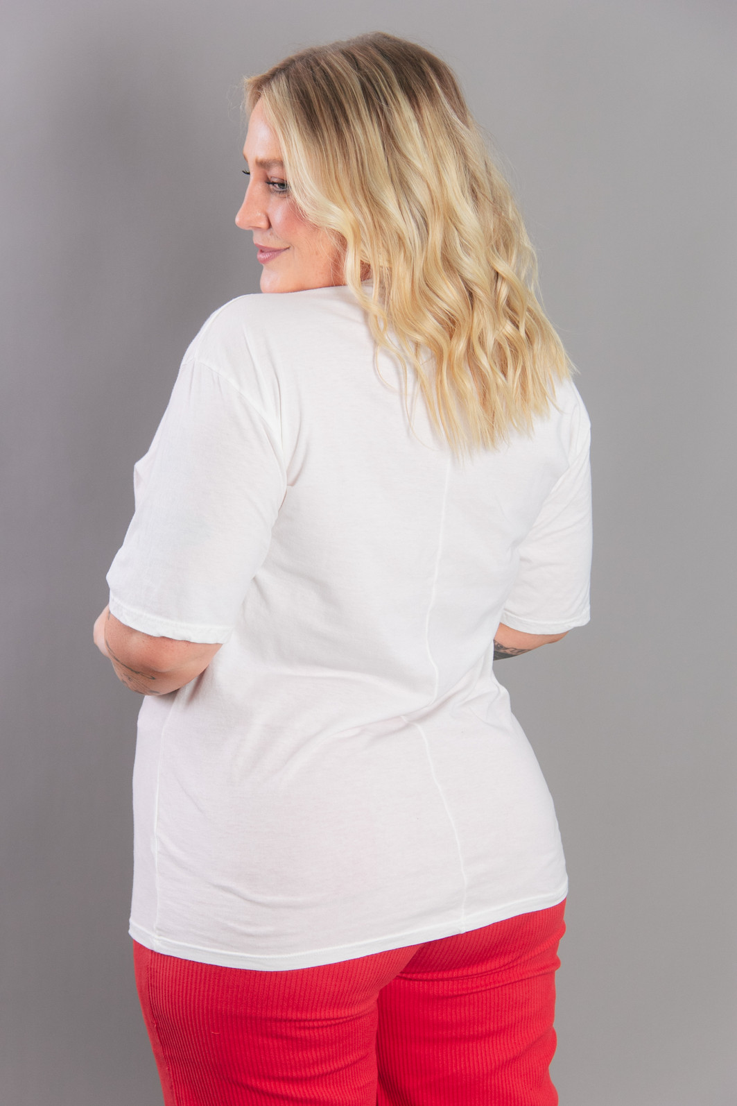 CAMISETA T-SHIRT VINTAGE OFF WHITE ENJOY TODAY CAMISETA T-SHIRT VINTAGE OFF WHITE ENJOY TODAY