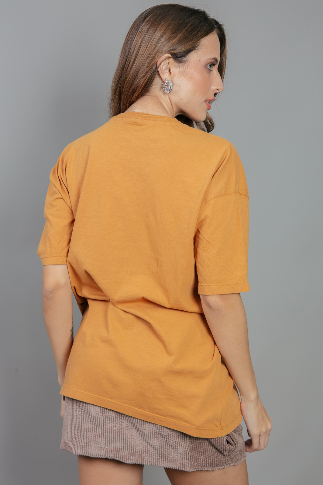 CAMISETA T-SHIRT VINTAGE AMARELA IT ALWAYS