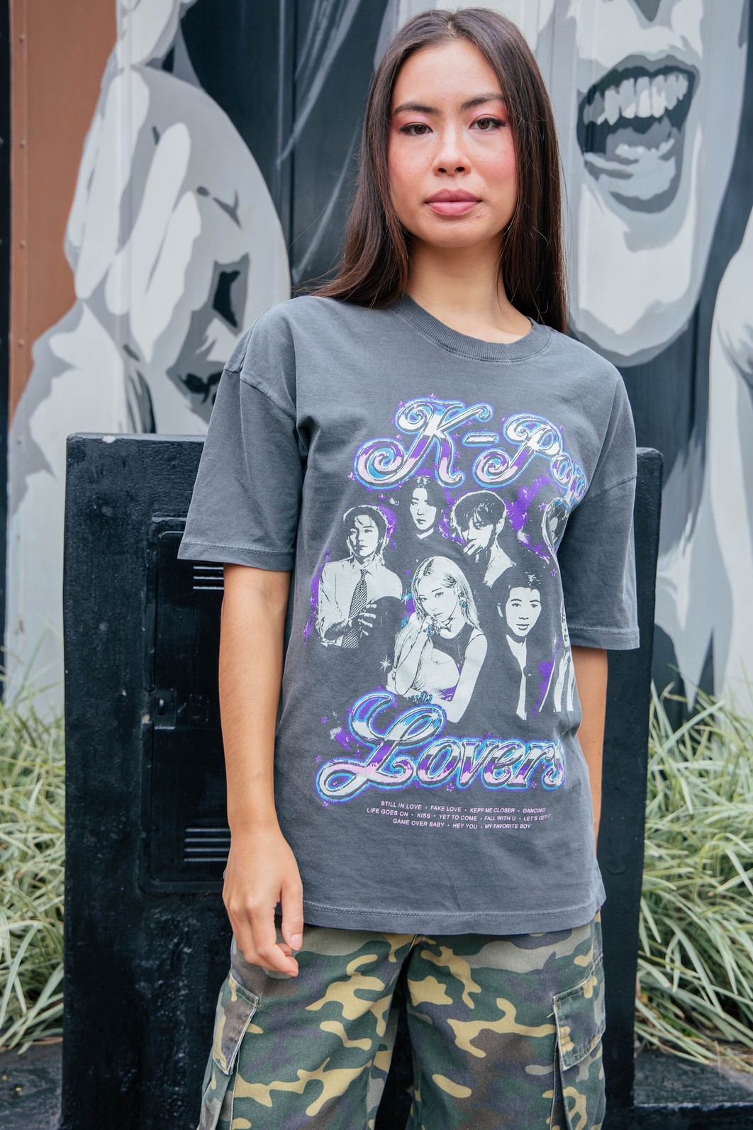 CAMISETA T-SHIRT VINTAGE CHUMBO K-POP LOVERS