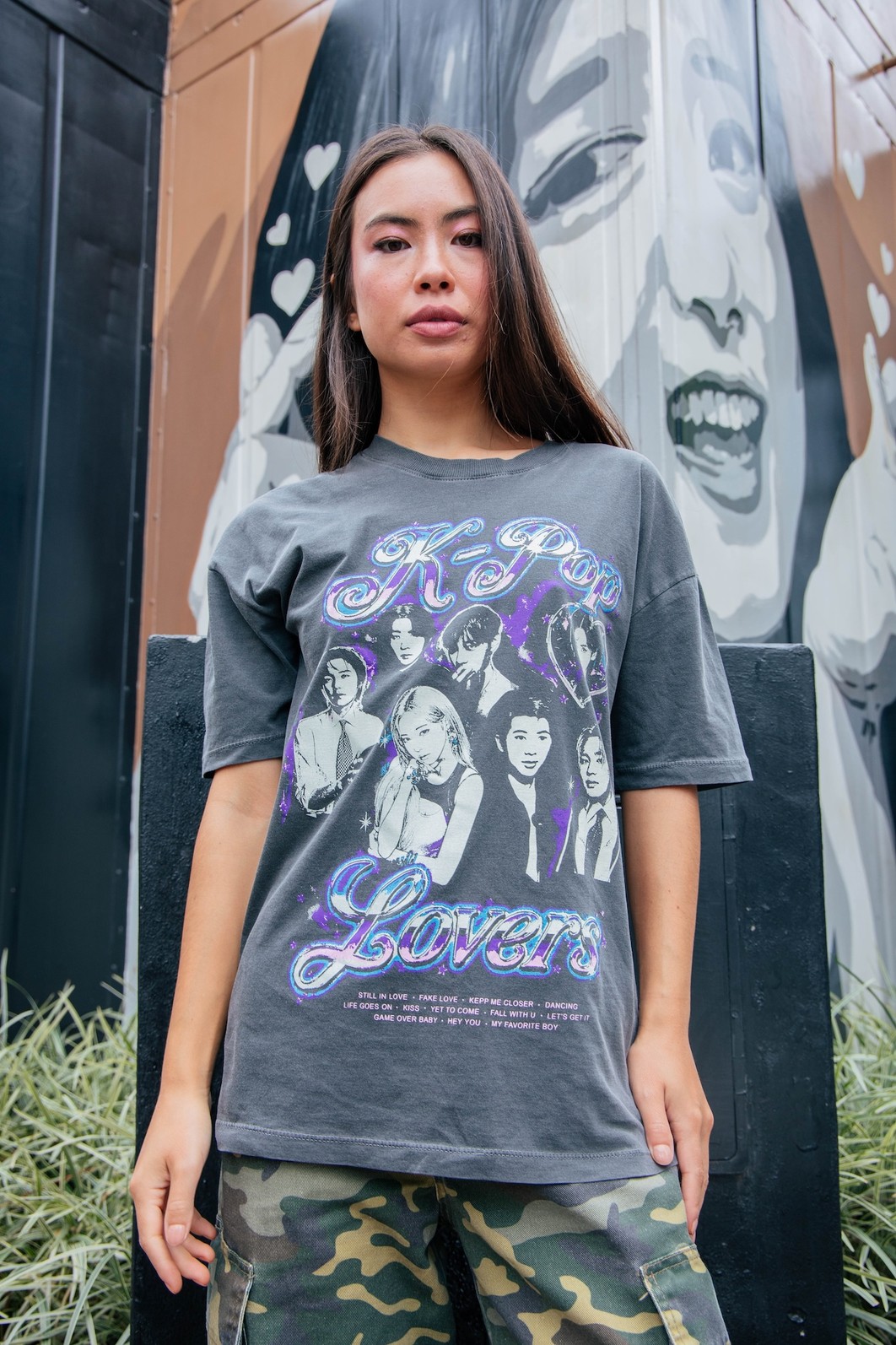 CAMISETA T-SHIRT VINTAGE CHUMBO K-POP LOVERS