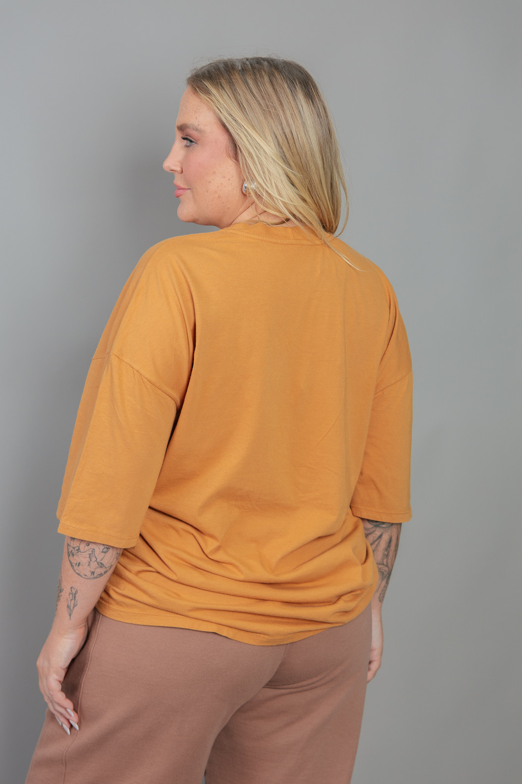 CAMISETA T-SHIRT VINTAGE AMARELA IT ALWAYS