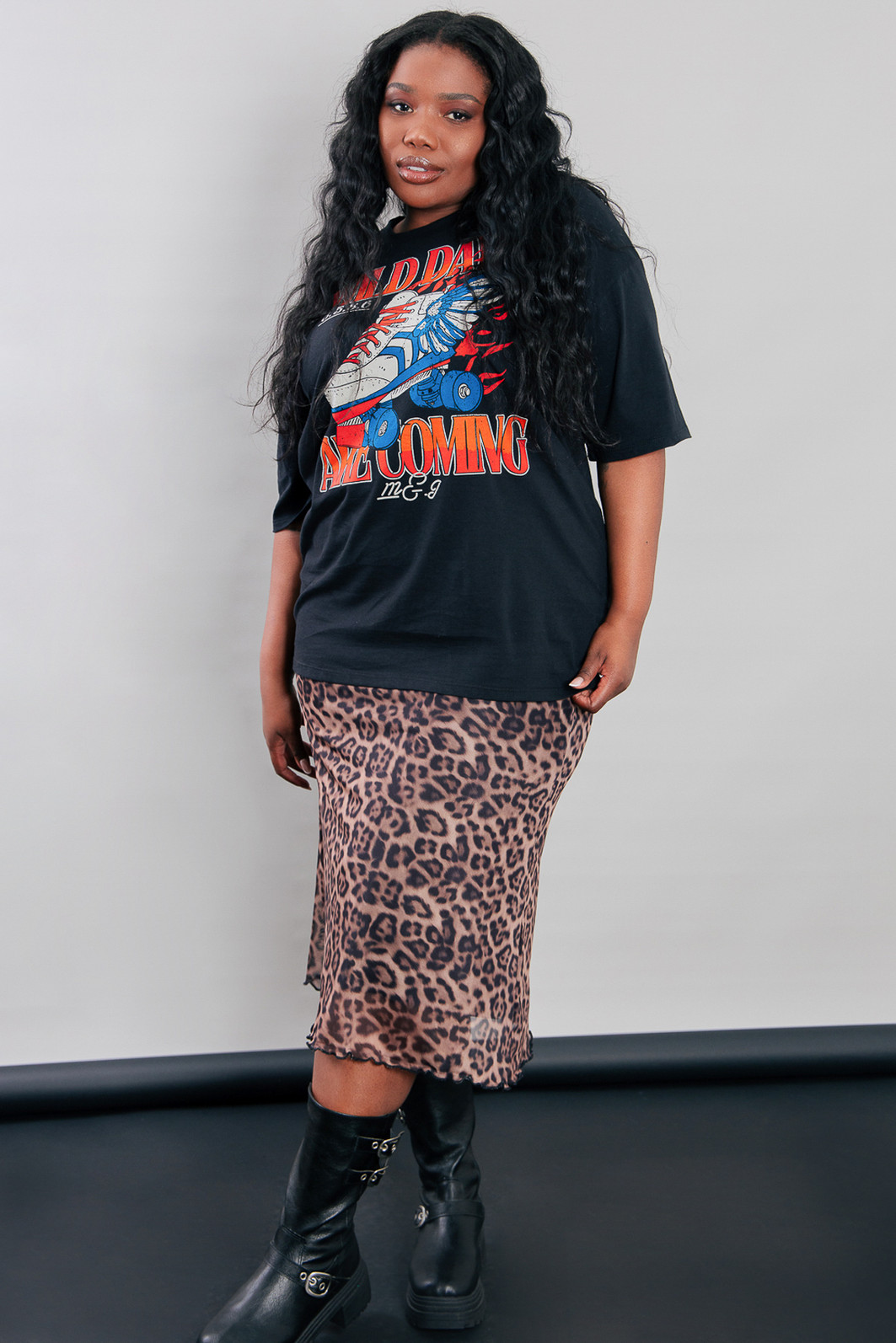 CAMISETA T-SHIRT VINTAGE PRETA WILD DAYS CAMISETA T-SHIRT VINTAGE PRETA WILD DAYS