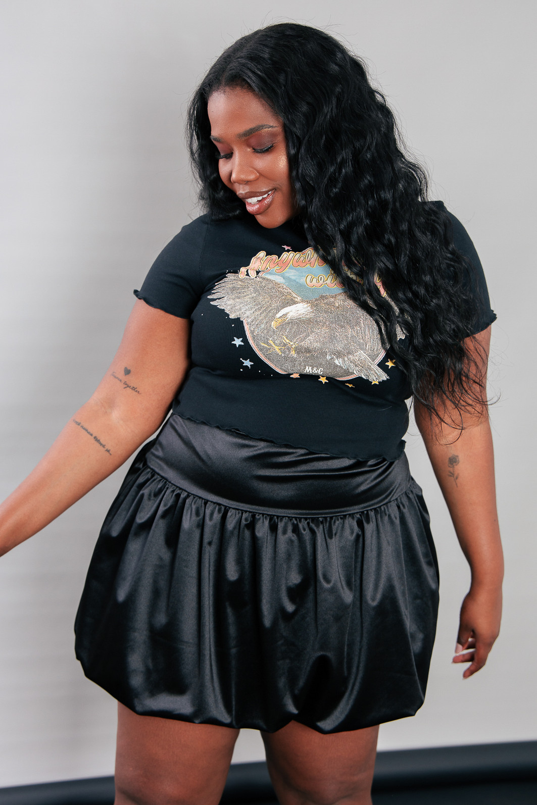 SAIA BALONÊ PRETA SAIA BALONÊ PRETA