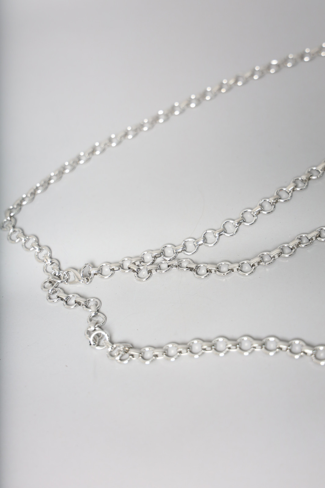 CINTO CORRENTE DUPLA COM ARGOLAS PRATA CINTO CORRENTE DUPLA COM ARGOLAS PRATA