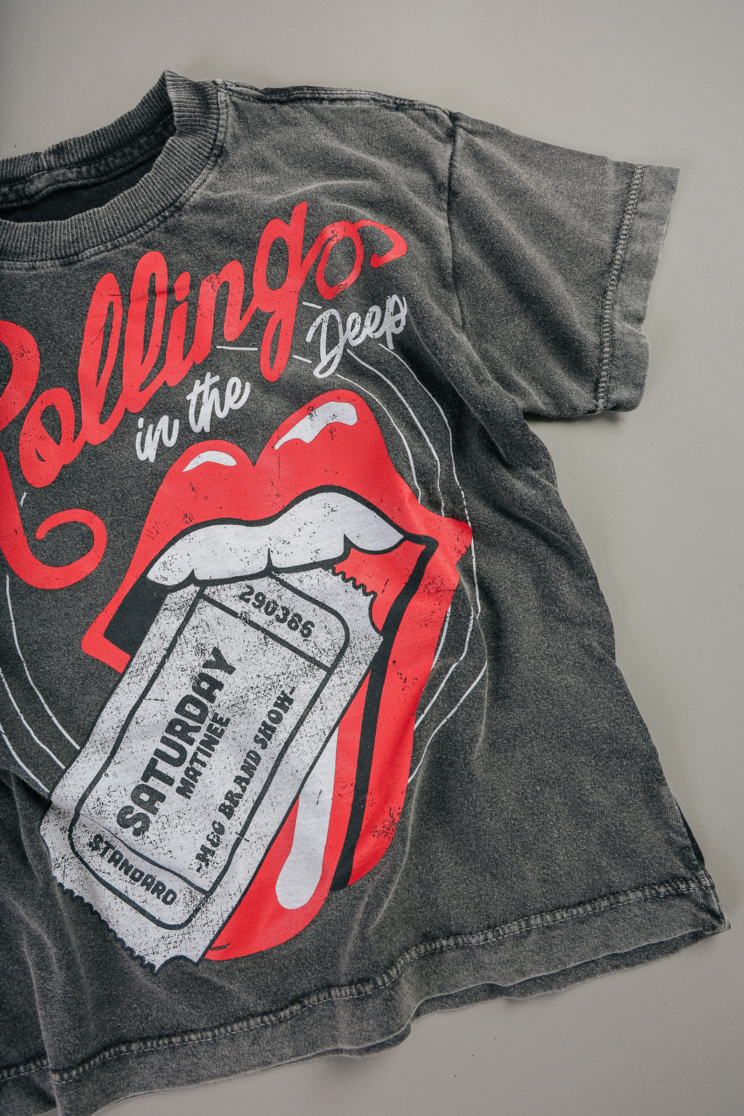 T-SHIRT INFANTIL CHUMBO MARMORIZADO ROLLING T-SHIRT INFANTIL CHUMBO MARMORIZADO ROLLING