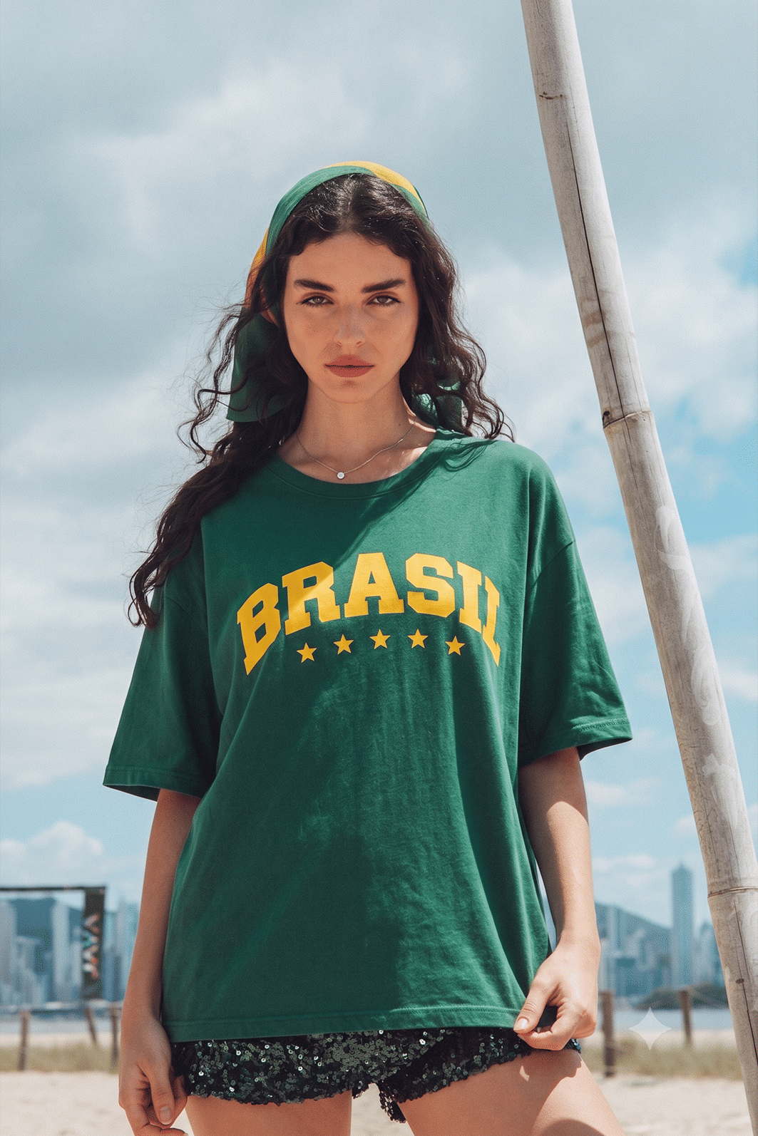 CAMISETA T-SHIRT VERDE ESCURO BRASIL CAMISETA T-SHIRT VERDE ESCURO BRASIL