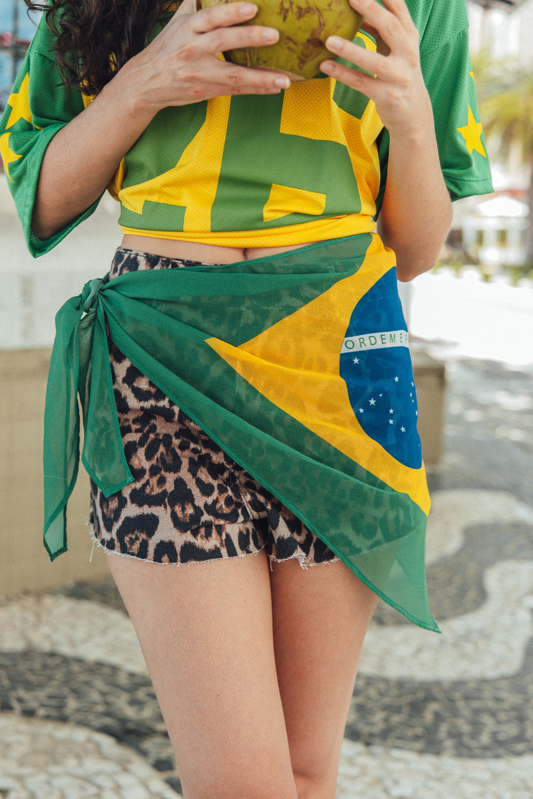 LENÇO DE CREPE BRASIL LENÇO DE CREPE BRASIL