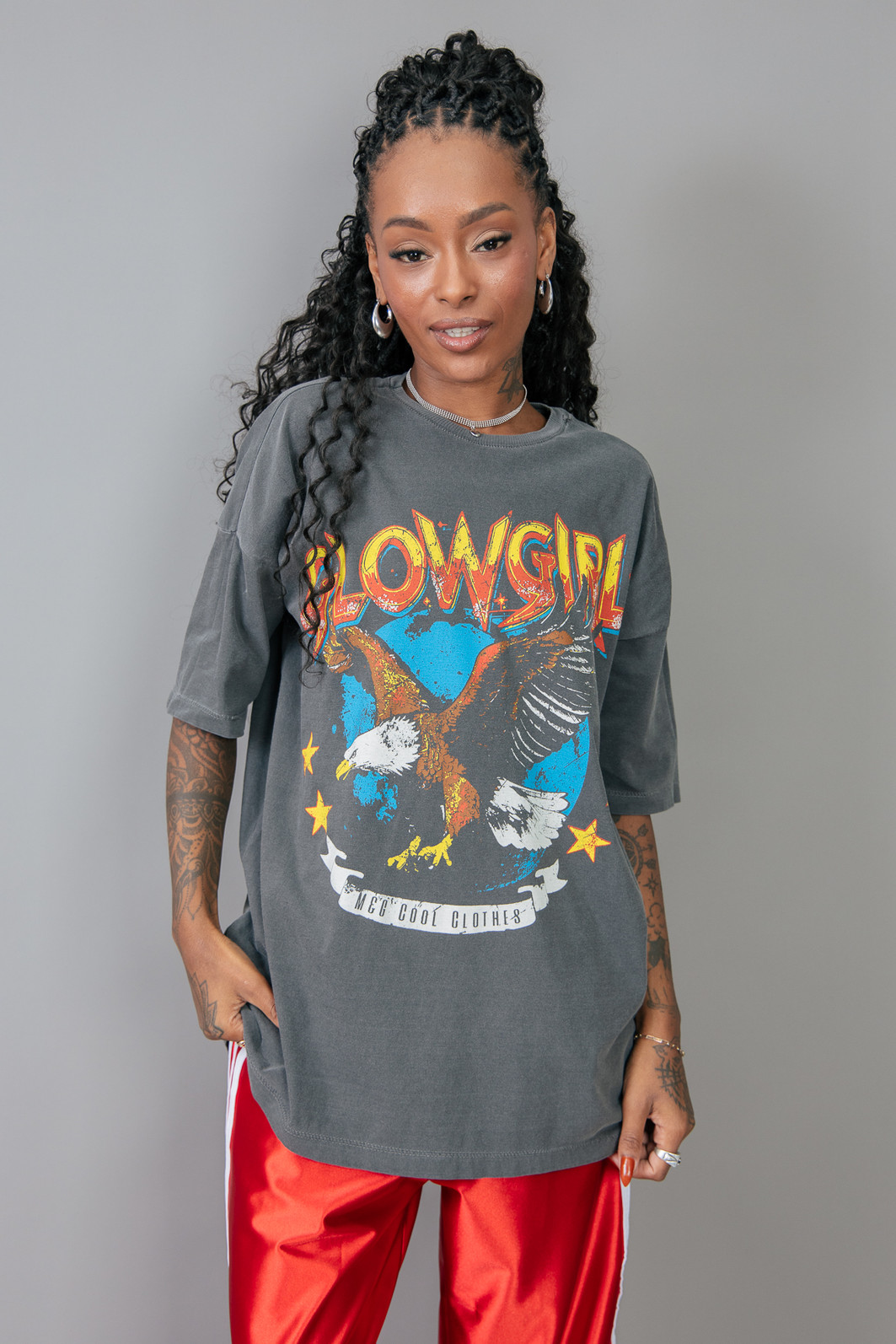 CAMISETA T-SHIRT OVERSIZED CHUMBO GLOWGIRL CAMISETA T-SHIRT OVERSIZED CHUMBO GLOWGIRL