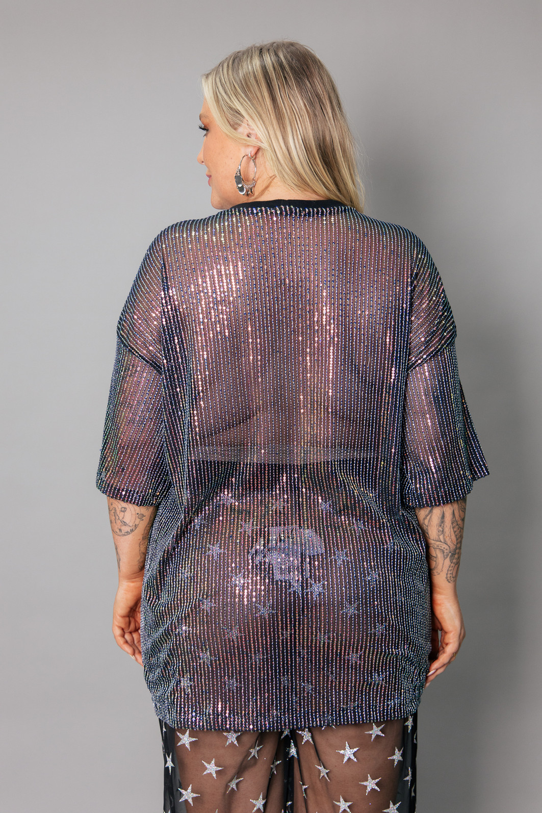 T-SHIRT OVERSIZED DE DE PAETÊS FURTACOR ANGEL T-SHIRT OVERSIZED DE DE PAETÊS FURTACOR ANGEL