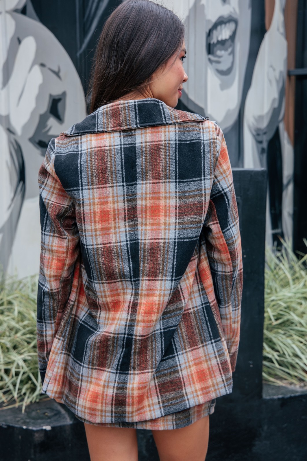 BLAZER OVERSIZED XADREZ