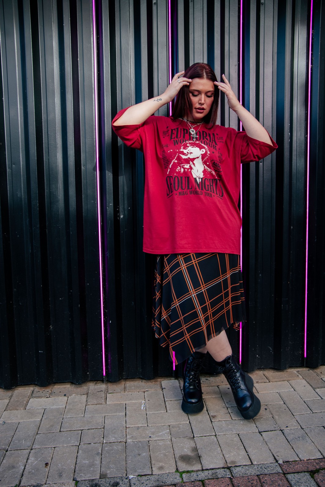 CAMISETA T-SHIRT OVERSIZED VERMELHA EUPHORIA CAMISETA T-SHIRT OVERSIZED VERMELHA EUPHORIA