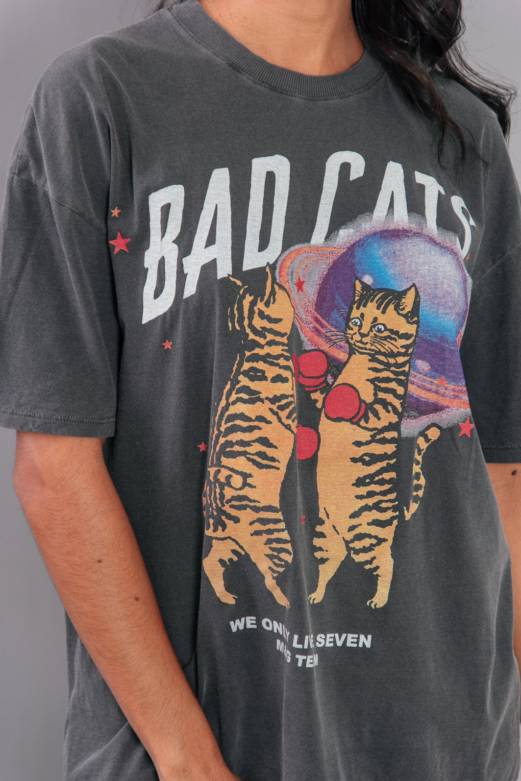 CAMISETA T-SHIRT VINTAGE CHUMBO BAD CATS CAMISETA T-SHIRT VINTAGE CHUMBO BAD CATS