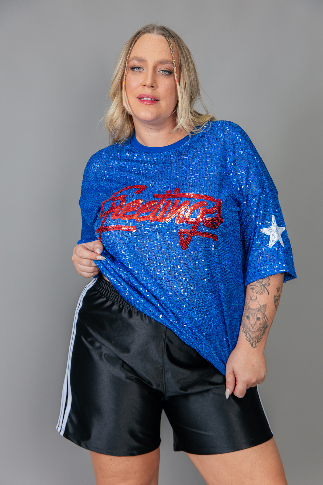 BERMUDA SPORT PRETA COM LISTRAS BERMUDA SPORT PRETA COM LISTRAS