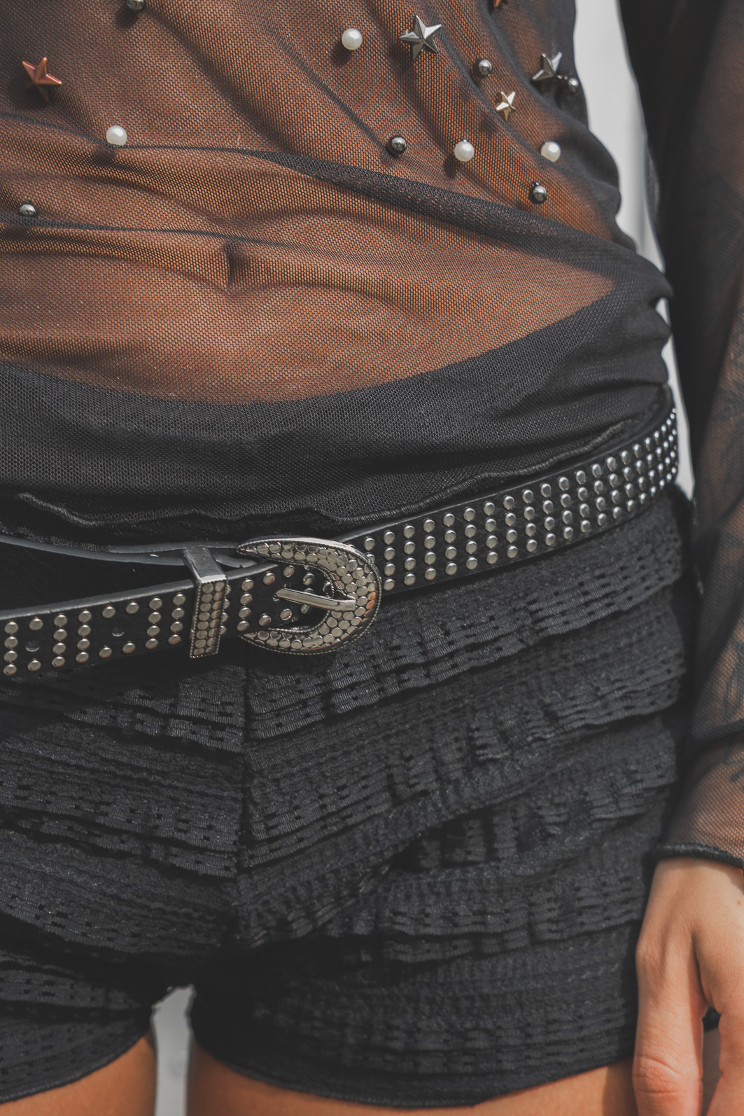 CINTO PRETO MINI TACHAS CINTO PRETO MINI TACHAS