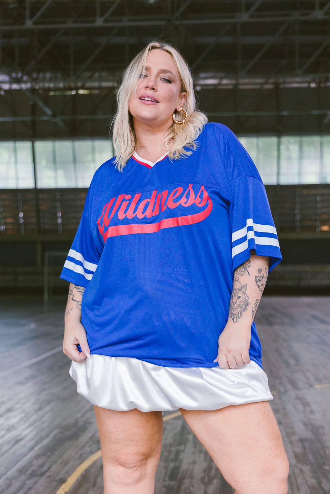 T-SHIRT ESPORTIVA MALHA FIT AZUL WILDNESS