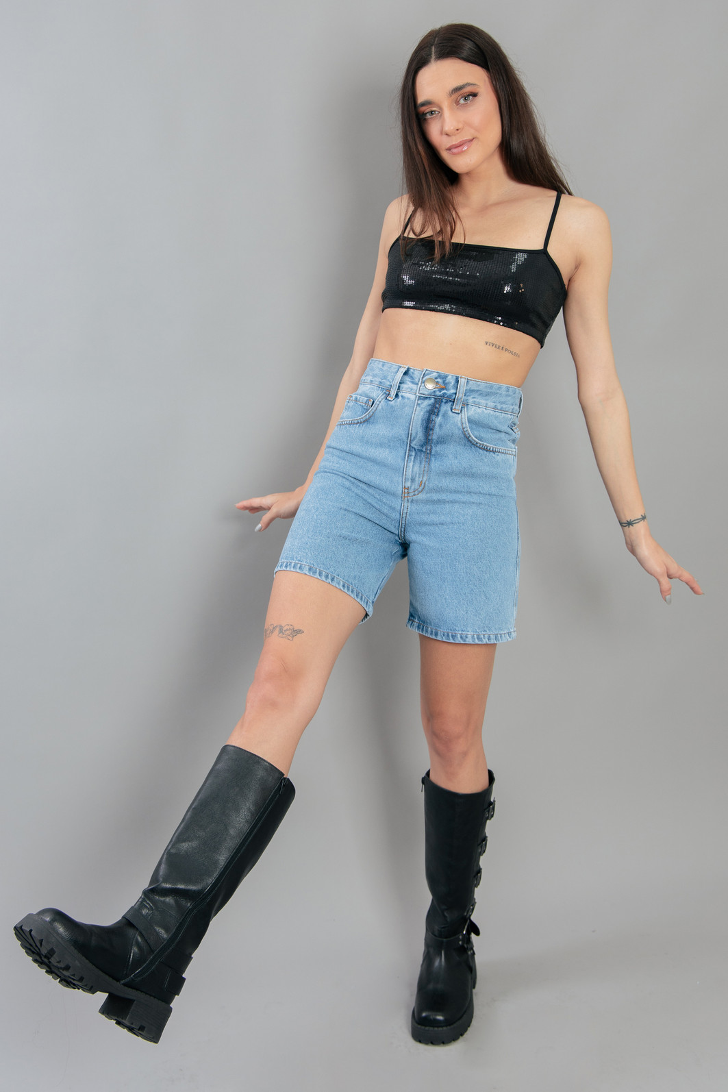 BERMUDA MOM JEANS VINTAGE BERMUDA MOM JEANS VINTAGE