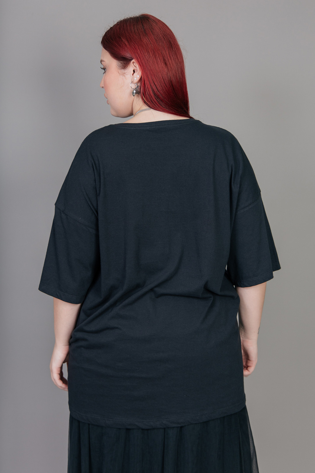 CAMISETA T-SHIRT OVERSIZED PRETA SPOOKY CAMISETA T-SHIRT OVERSIZED PRETA SPOOKY