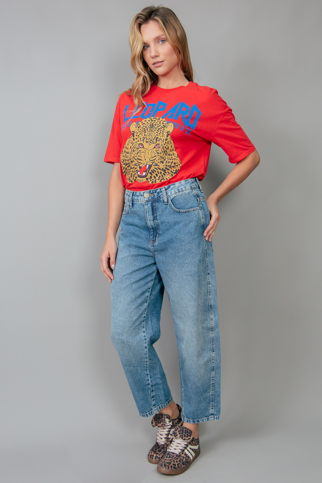 CALÇA JEANS BARREL CINTURA MÉDIA CALÇA JEANS BARREL CINTURA MÉDIA