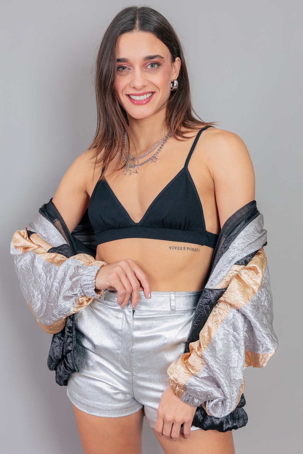 TOP DE COTTON PRETO BÁSICO TOP DE COTTON PRETO BÁSICO