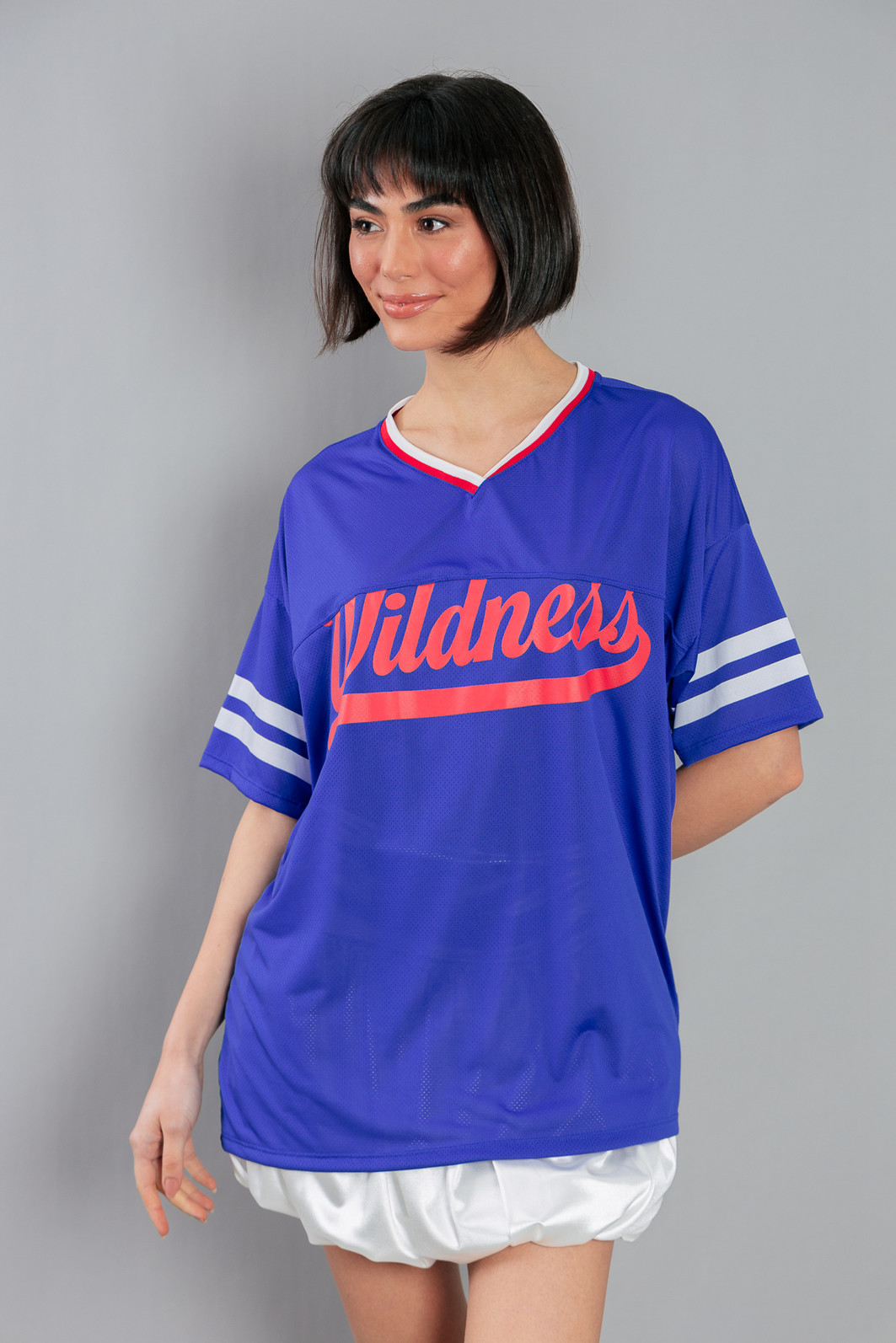 T-SHIRT ESPORTIVA MALHA FIT AZUL WILDNESS