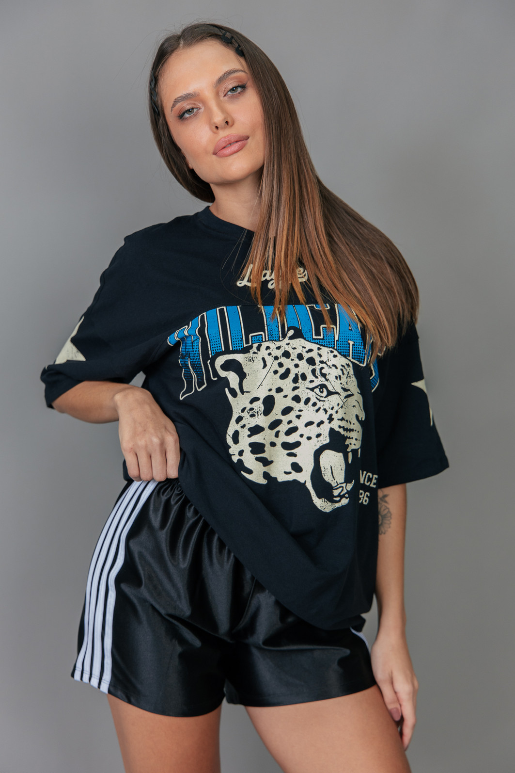 BERMUDA SPORT PRETA COM LISTRAS BERMUDA SPORT PRETA COM LISTRAS