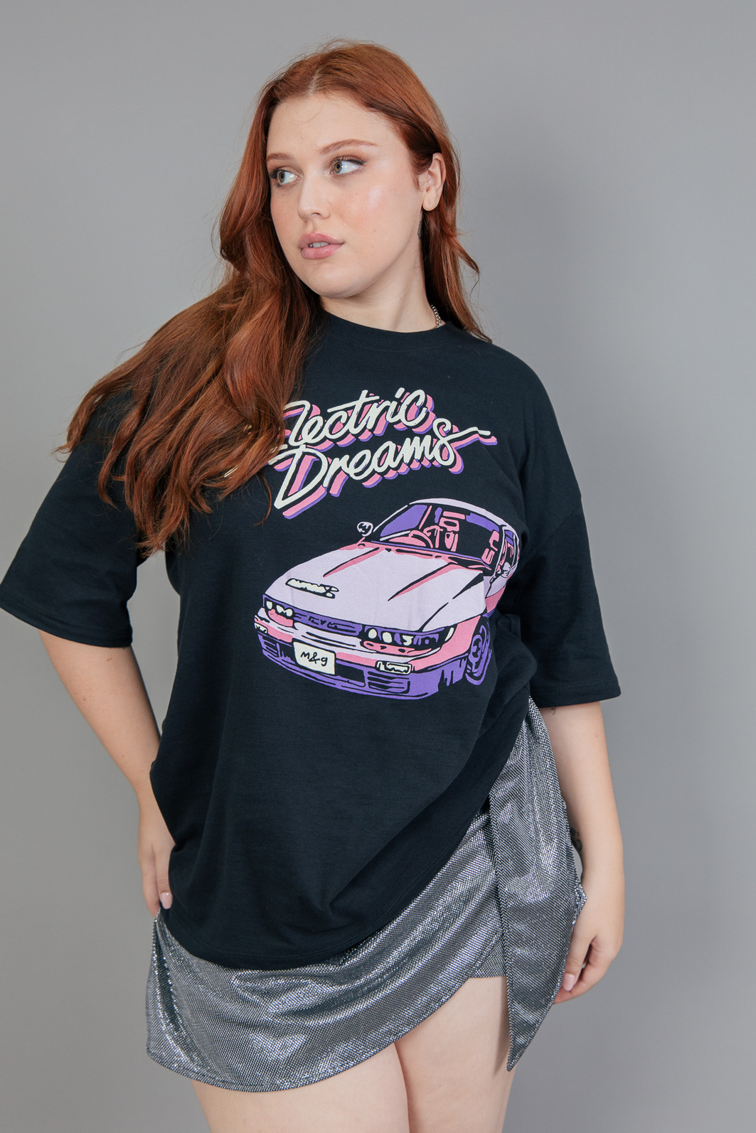 CAMISETA T-SHIRT VINTAGE PRETA ELECTRIC DREAMS