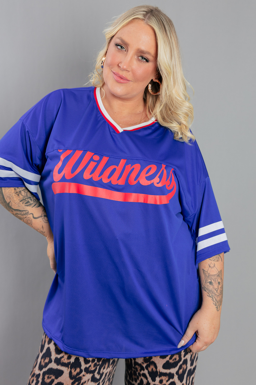 T-SHIRT ESPORTIVA MALHA FIT AZUL WILDNESS
